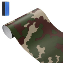 NewL Camo Vinyl Film Camouflage Car Wrap Film For Car Styling Bike Computer Laptop Scooter Motorcycle (Green, 50cm x 150cm)