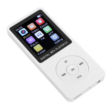 Bluetooth MP3 Player 1.8" Screen, 64GB Support, White