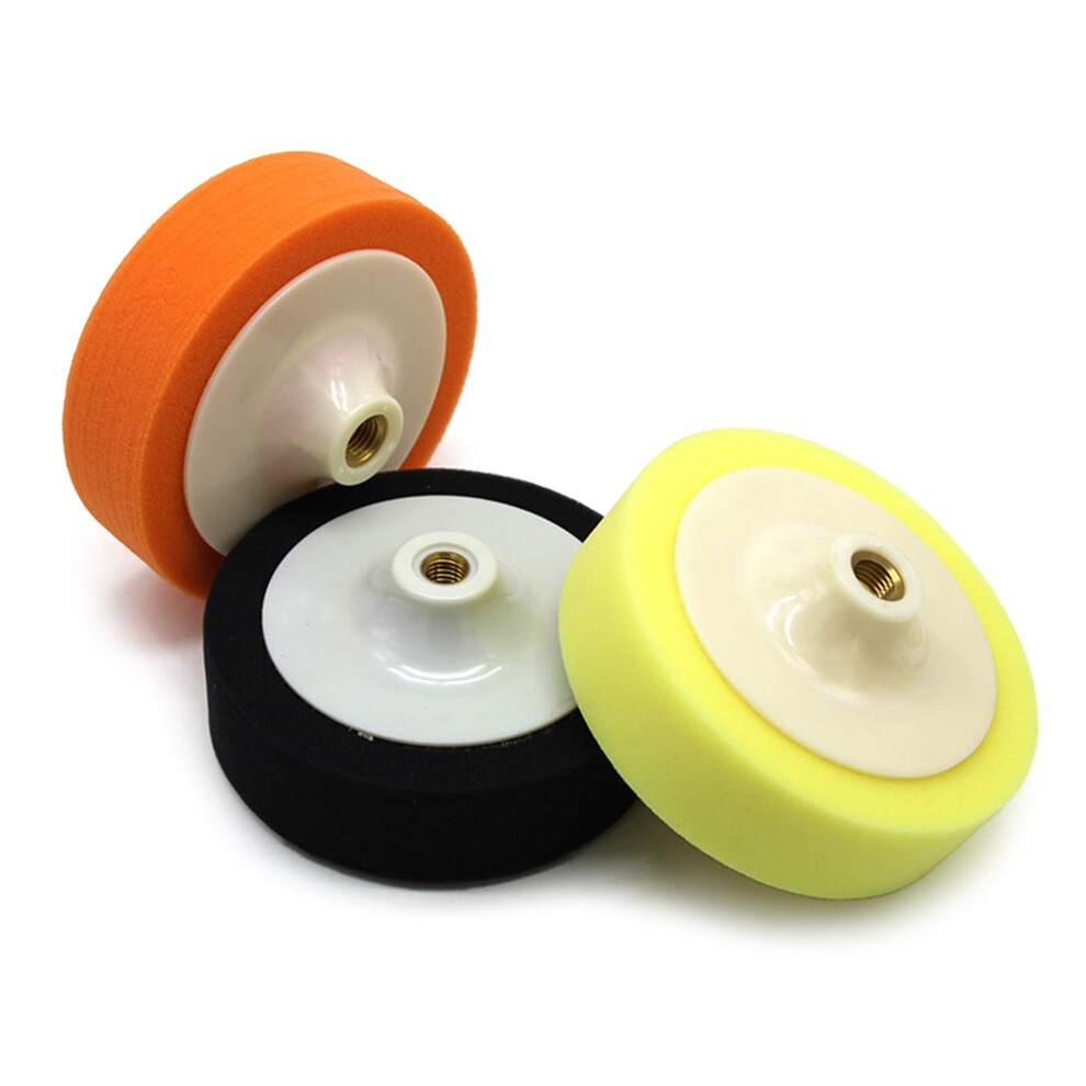 3 Pack 6Inch 150Mm Buffing Sponge Head Mop Pads Sponge Polishing Pads For Car Detailing And Home Maintenance Mop Pads 5051224137268