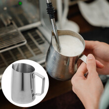 Pichet à mousser le lait avec poignée ergonomique (1 ensemble)