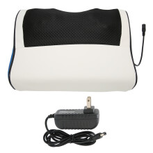 Massage Pillow Two Way Kneading Three Strengths Adjustable Hot Compress Ergonomic Neck Back Massager  100?240V