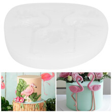 Silicone Flamingo Leaf Mold for Baking and Confectionery Flexible and Non-stick