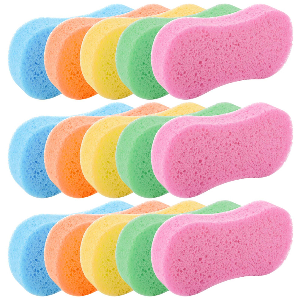 Topzea 15 Pcs Car Wash Sponges, Large Thick Handy Cleaning Scrubber Washing Sponge Pads For Car, Bike, Boat, Kitchen Sink, Bathroom, Tile, With Vacuum