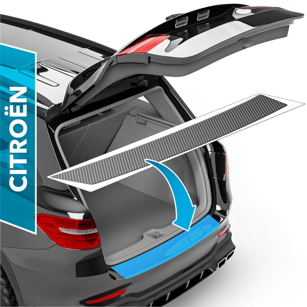Uprotect Car Bumper Protector Full Set For Citro?N C5 Aircross 1 (I) I 2018-2025 - Rear Bumper Guards For Cars, Anti Scratch, Paint Protector For Sill 5051226222443