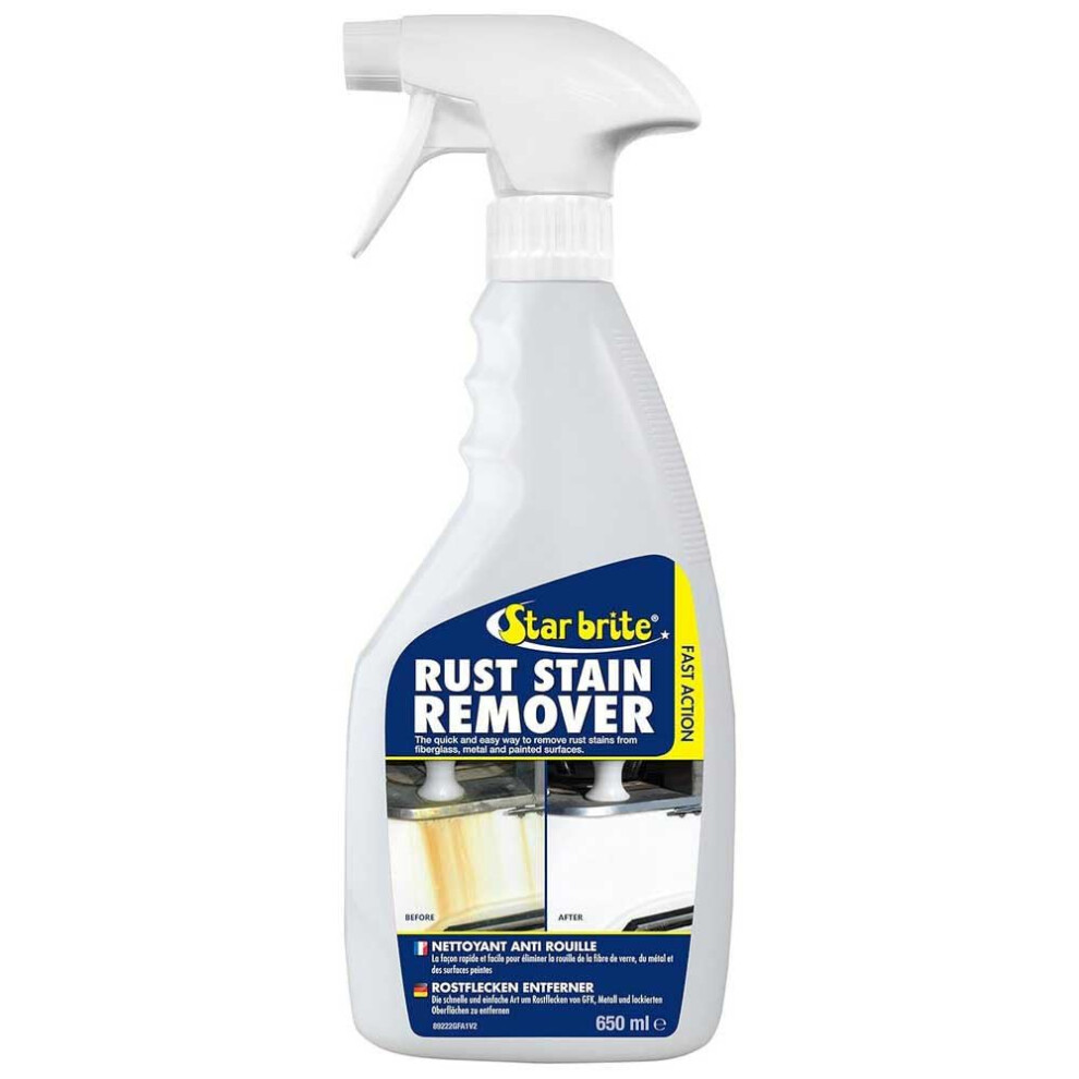 Star Brite Rust Stain Remover Spray - Instantly Dissolve Corrosion Stains On Fiberglass, Vinyl, Fabric, Metal & Painted Surfaces - Also Removes 5051226241154