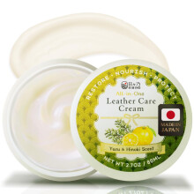 HIBINO | Leather Conditioner for Purses, Bags, Shoes & Furniture | All-in-One Cream to Clean, Restore & Protect | Non-Greasy, Quick-Absorbing Formula