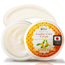 HIBINO | Leather Conditioner for Purses, Bags, Shoes & Furniture | All-in-One Cream to Clean, Restore & Protect | Non-Greasy, Quick-Absorbing Formula