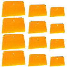 Aysatogc 12PCS Body Filler Spreaders, Car Automotive Spreaders Plastic Reusable Body Filler Mixing Board for Car Body Maintenance and Paint Applying