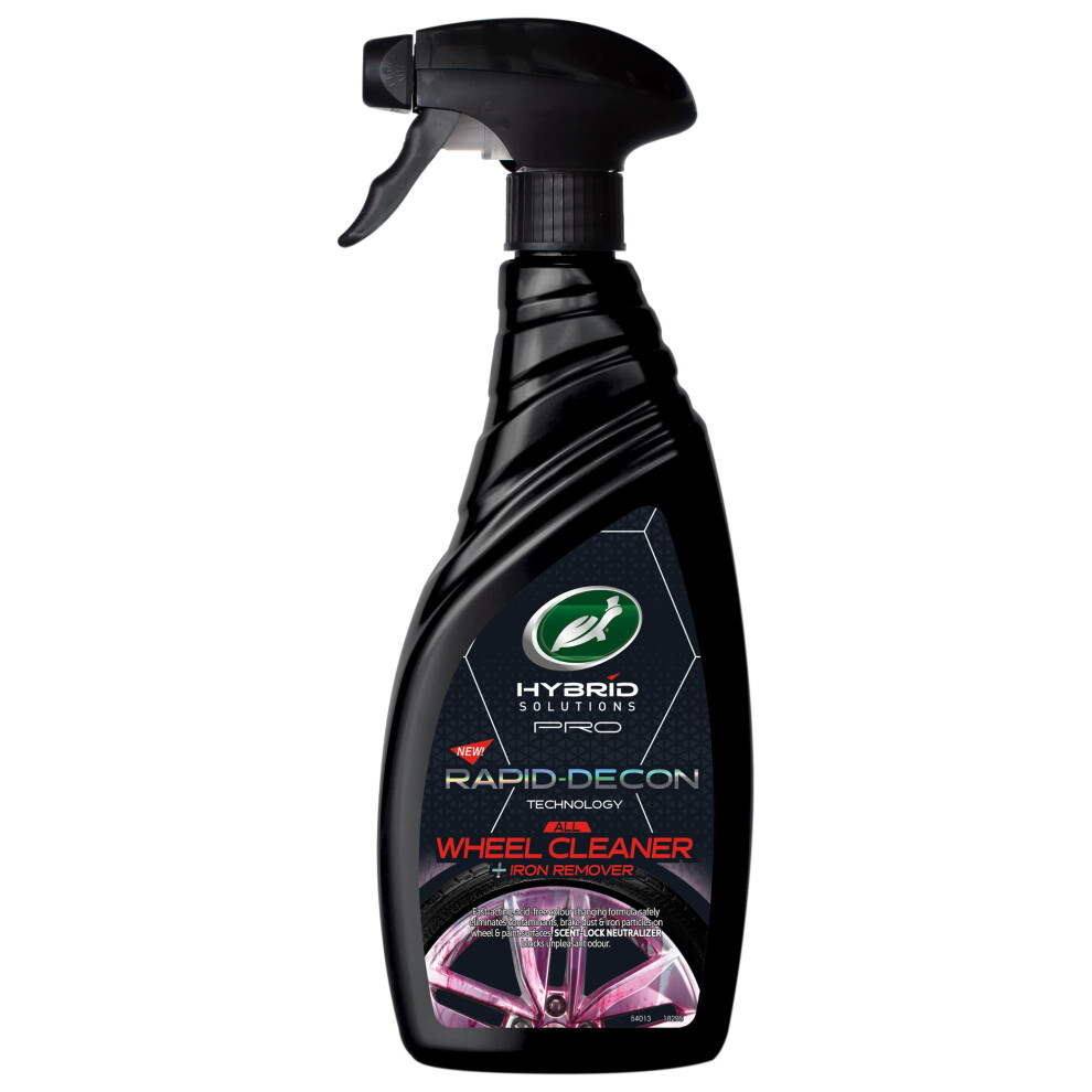 Turtle Wax 54013 Hybrid Solutions All Wheel Cleaner & Iron Fallout Remover, Rapid Removal Of Surface Contaminants, Brake Dust And Rust, Safe For Car 5051224143894