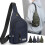 Τσάντα ώμου Crossbody Sling Bag Υφασμάτινη με πολλαπλές τσέπες 1