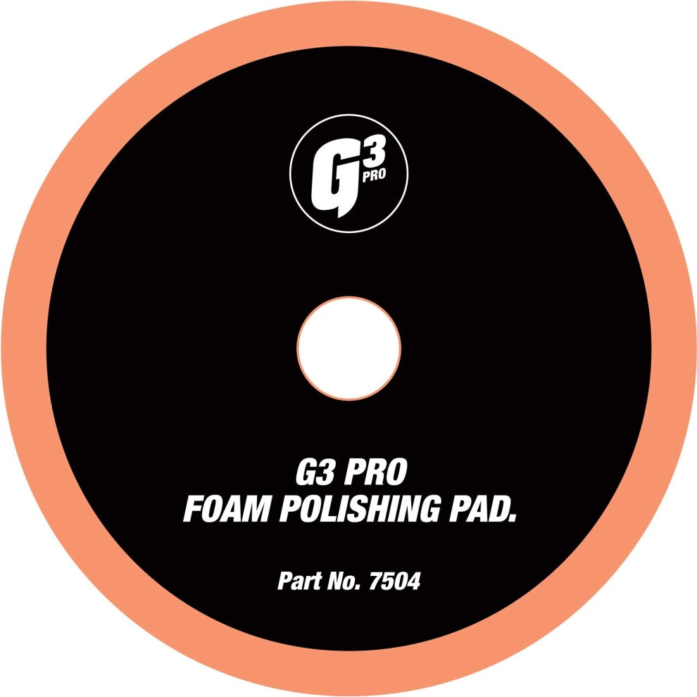 G3 Pro Foam Polishing Pad 150Mm ? Cut Finishing Pad For Da & Rotary Polishers ? Velcro Backed Trapezoid Design For Swirl Removal, Gloss Light 5051226250156