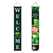 St Patricks Day Door Banner St. Patrick's Day Decorative Front Porch Irish Banner Family Gathering Classroom office Wall Door Fireplace D