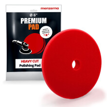 menzerna 6 Inch Polishing Pad Heavy Cut for Scratch Repair I Body Repair and Detailing Pads with Safety Edge & Velcro Attachment I Washable & Long