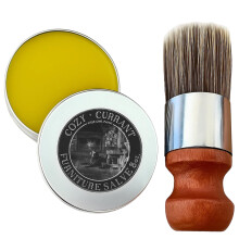 SrgPui Glossguard Leather Restorer, Leather Conditioner and Cleaner with Brush, 50g Leathers Cleaner for Furniture and Car Seats, Restores Shine and