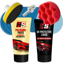 HS Headlight Restoration Kit - Complete set for Polishing Dull and Worn Headlights for Car Restoration - Repair Yellow Faded Headlights ? Car Headlamp