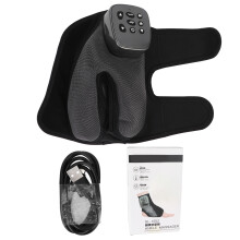 Electric Foot Ankle Massager Pain Relief Mode Adjustable Vibration Hot Compress Ankle Massage Machine