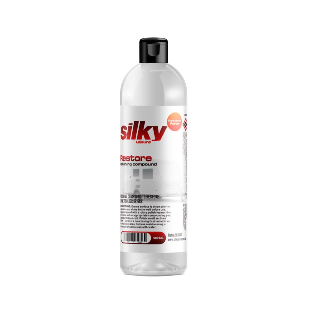 Bits4reasons -New Formula Silky Cleaner - Motorhome And Caravan - Silky Restore - Polishing Compound 500Ml 5051224137978