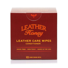 Leather Honey Leather Conditioner Wipes: Restore Leather On-The-Go. Protect & Condition Leather Couches, Car Seats, Purses, Shoes, Bags & Tack. Safe