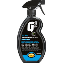 G3 Pro Rapid Detailer 2.0 500ml (7258) ? Streak-Free Spray for Bird Lime, Sap & Dirt Removal ? High Gloss Finish, Safe on Waxed Surfaces & All