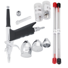 Équipement d'aérographe professionnel avec kits d'aérographes polyvalents, kit d'aérographe à double action pour un contrôle précis, pistolet