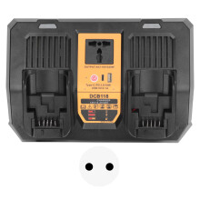 Lithium Battery Charger 2 USB Port 12V 14.4V 20V Battery Charger with 220W Inverter for 100?240V