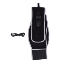 Heating Belt Electric 3 Modes Portable Black Heat Therapy Massager with USB Cable for Waist Back Pain Cramps