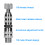 T119 1/8 Interface Quick Rlease Coupler with Air Pressure Control Function Airbrush Spring Lock Connector 1