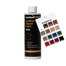 Furniture Clinic Leather Repair Paint & Dye | Self Seal Colourant for Quick and Easy Leather Repair | Suitable for Sofas, Car Seat, Shoes, Handbag,