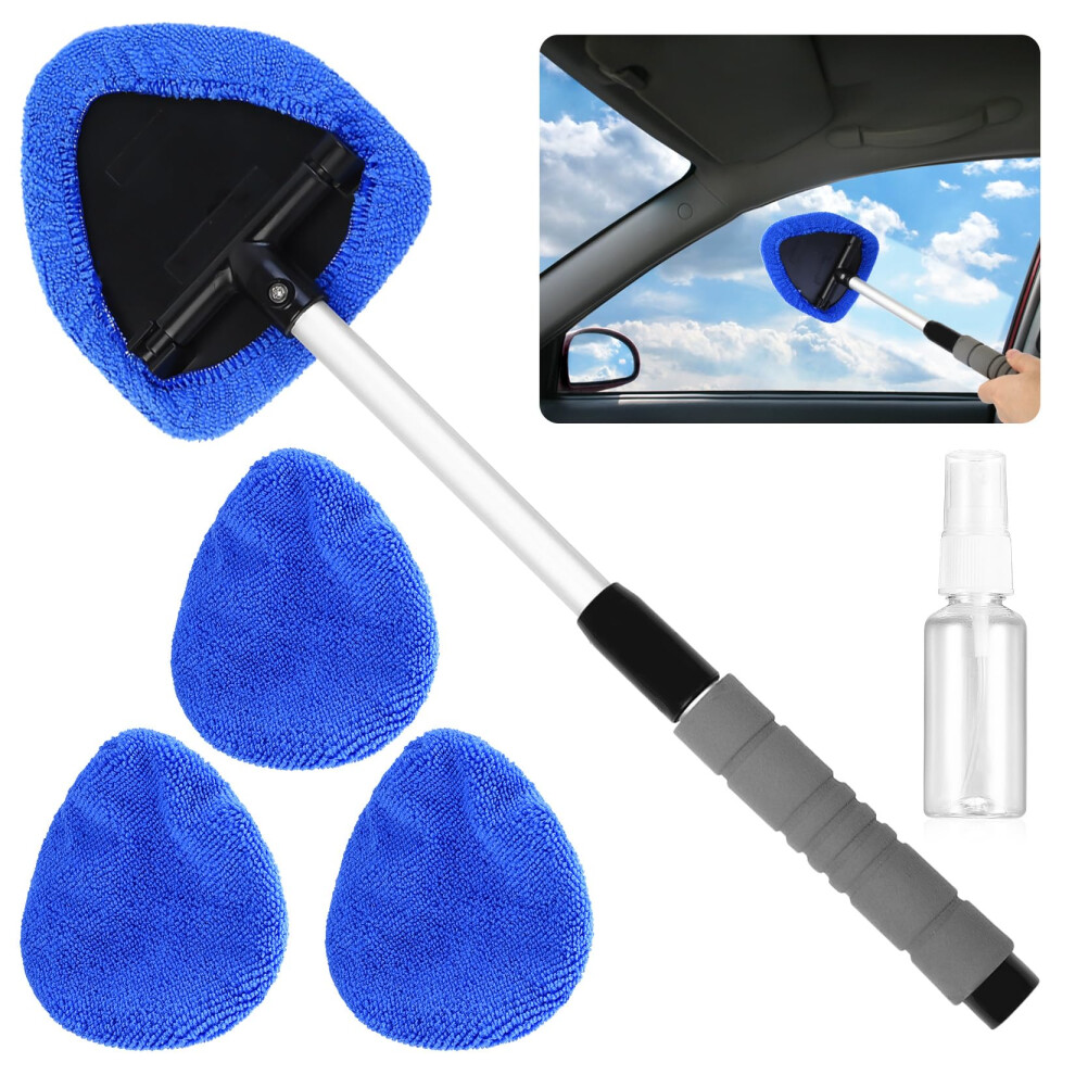 5 Pcscar Windscreen Cleaner Tool, Car Window Cleaner Tool, Auto Windshield Cleaning Tools, Extendable & Telescopic Handle Car Windshield Cleaning 5051224152032