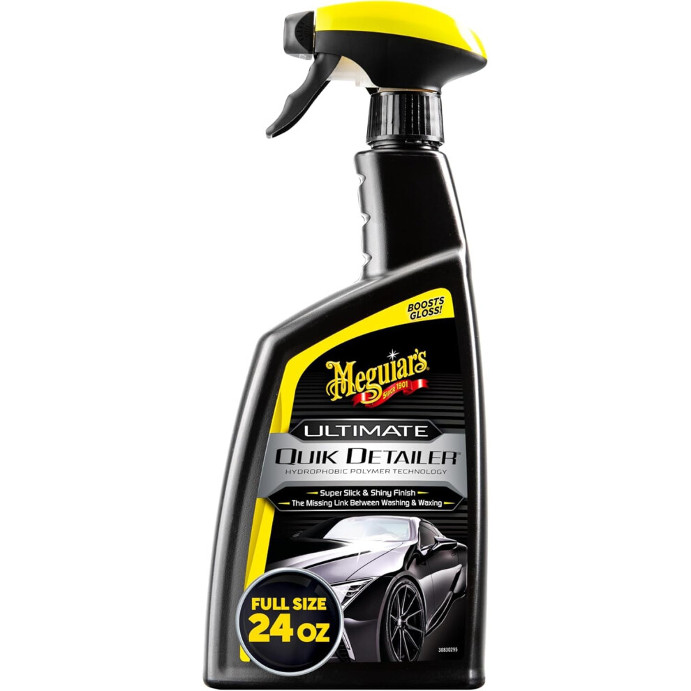 Meguiar's Ultimate Quik Detailer 709Ml - To Enhance Gloss, Slickness And Wax Protection - G201024eu 5051226230905