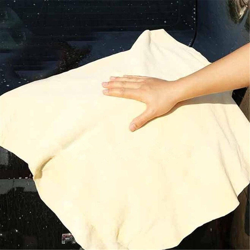 Turnart Genuine Chamois Leather For Car Drying Car Wash Shammy Cloth For Cleaning (M/60?40Cm) 5051226229480