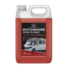 Motorhome Specialists - Wash & Wax 5L ? 2-in-1 Cleaner & Protective Wax for Motorhomes, Caravans & Campervans ? High Gloss Finish, Water Beading, Safe