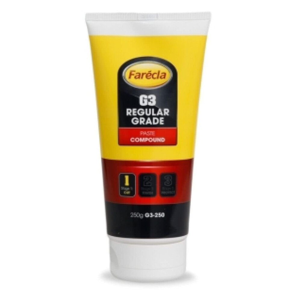Farecla G3 Rubbing Compound Regular Cutting Paste Car Polishing 250G 5051224148936