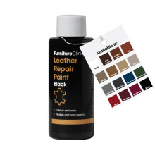 Furniture Clinic Leather Repair Paint & Dye | Self Seal Colourant for Quick and Easy Leather Repair | Suitable for Sofas, Car Seat, Shoes, Handbag,