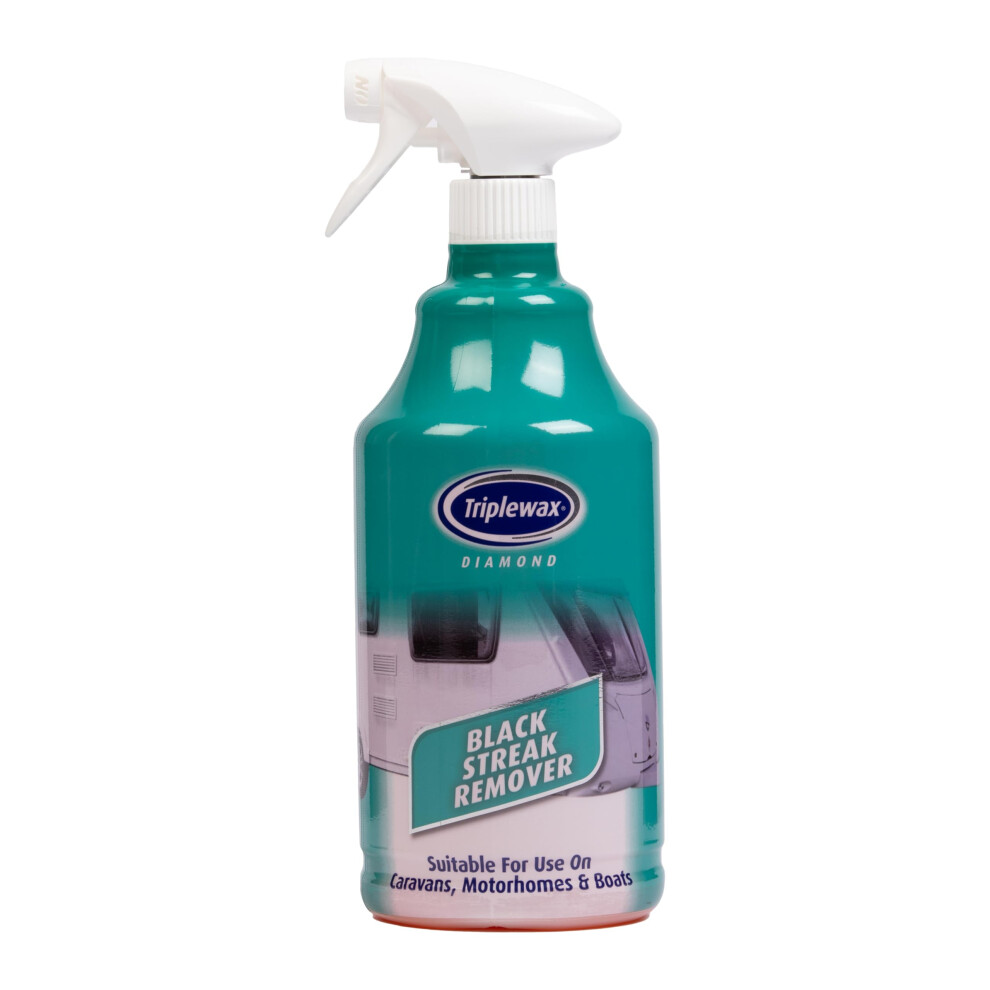 Triplewax Caravan Streak Remover 1L ? Powerful Cleaner For Caravans & Motorhomes Black 5051224155453