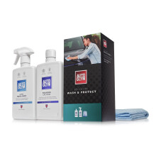 Autoglym Bodywork Wash and Protect - 4-Piece Car Cleaning Kit For Car Exteriors, Car Care Gift Set Includes Foaming Car Wash-500 ml, Rapid Aqua