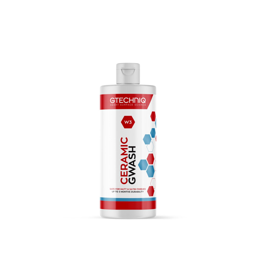 Gtechniq Car Shampoo. 2-In-1 Ceramic Gwash And Hydrophobic Coating For Car Cleaning. Cleans And Repels Dirt, Car Cleaner For Up To 3 Months 5051224153091