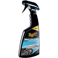 Meguiar's Interior Car Cleaner - New Car Scent - Protection & Shine - Plastic, Vinyl & Rubber Surfaces - G4216EU, 473ml, Black