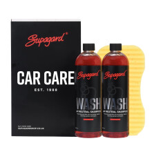 Supagard Premium pH Neutral Car Wash Shampoo Pack (2 x 500ml) ? Highly Concentrated, Bio-Degradable Formula for Streak-Free, Glossy Finish ? Includes