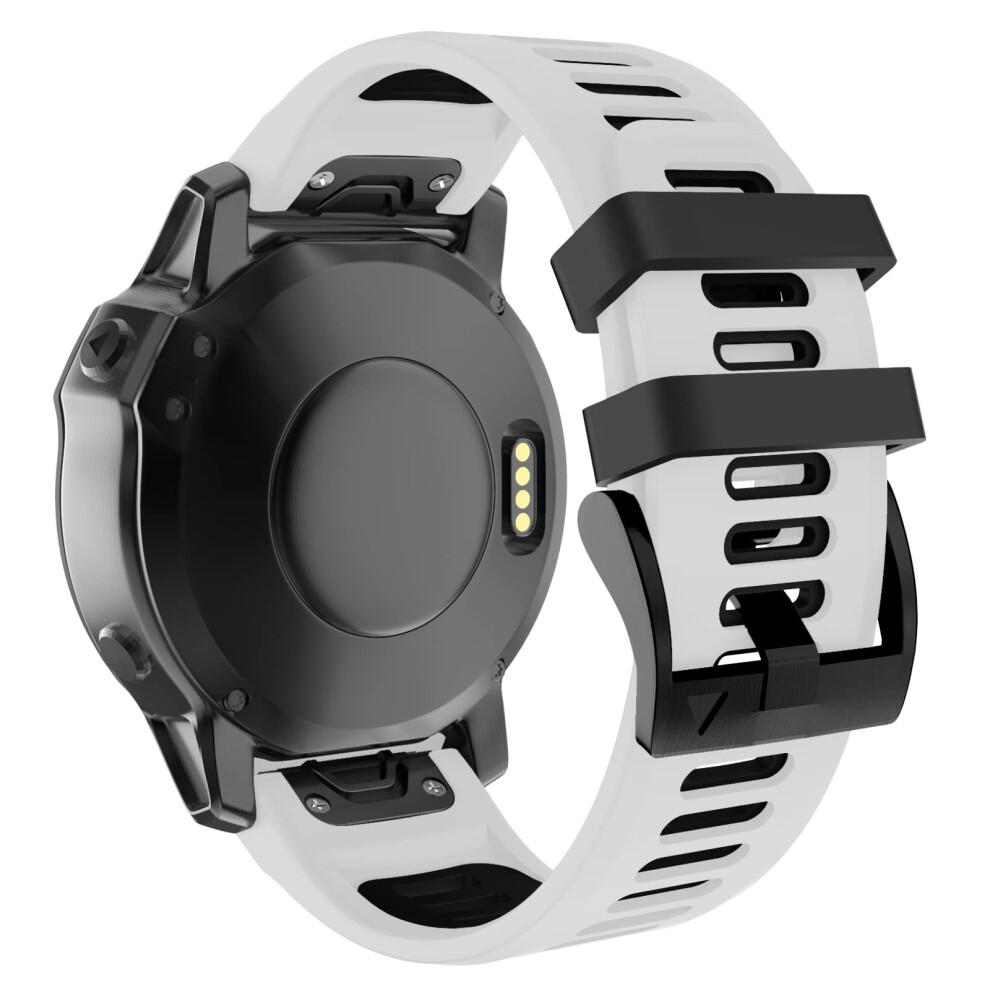 Overstep Watch Band For Garmin Fenix 6X, 26Mm Soft Silicone Strap Replacement Wristband For Fenix 6X/Fenix 6X Pro/Fenix 7X/Fenix 5X /Fenix 5X 5051224162956