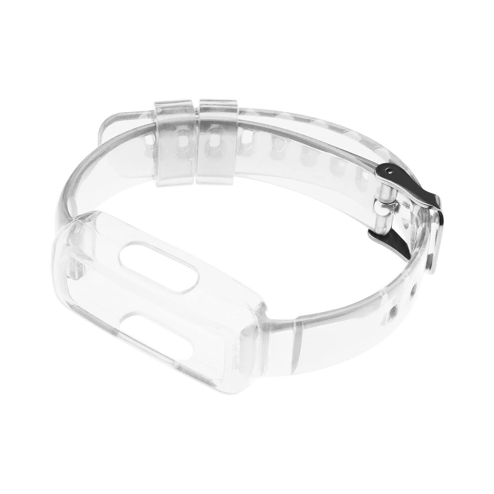 Emsea Watch Strap Compatible With Fitbit Luxe/Inspire Hr/Inspire 2/Ace 2/Ace 3 Smartwatch Tracker Replacement Watch Band Tpu Transparent Wristband 5051224162932