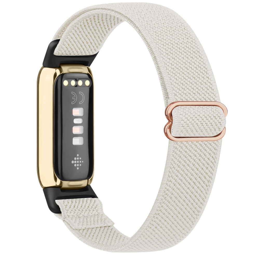Wanme Elastic Nylon Straps Compatible With Fitbit Luxe Strap For Women Men, Soft Adjustable Stretchy Sport Bands Replacement Wristband For Fitbit Luxe 5051224159215