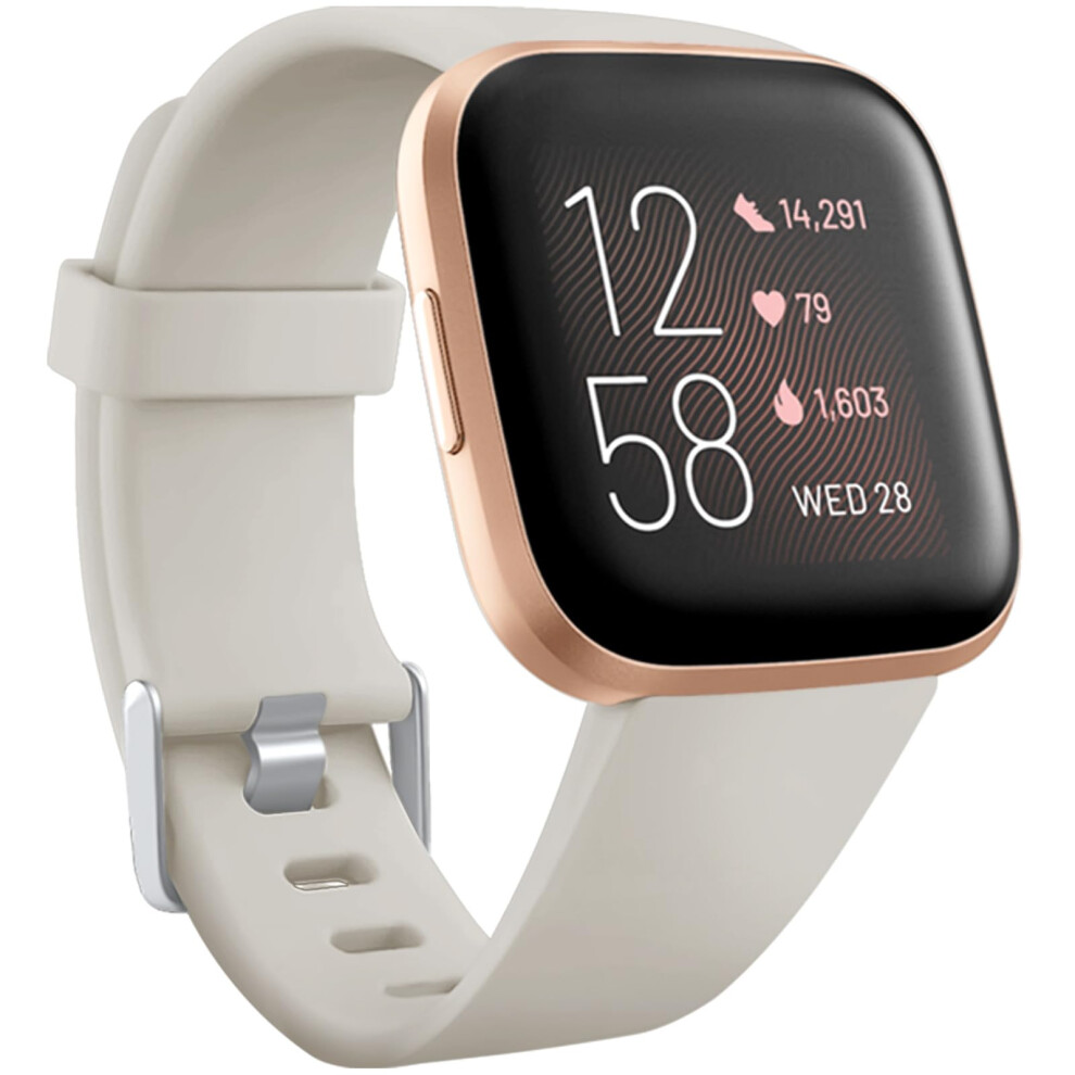 Wepro Compatible With Fitbit Versa Strap/Fitbit Versa 2 Strap - Smooth Silicone Classic Replacement Wristband Straps For Fitbit Versa/Versa Lite/Versa 5051224159079