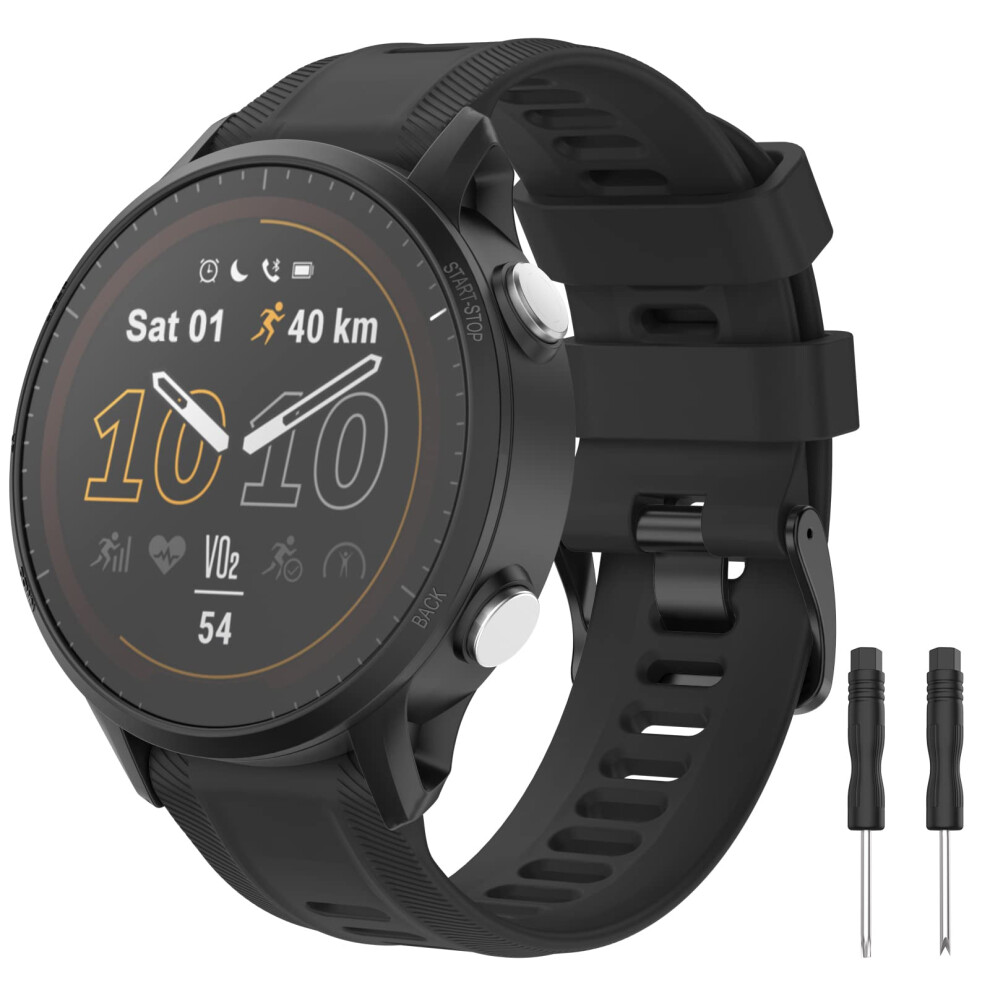 Mysnbkn 22Mm Sport Silicone Watch Strap For Garmin Forerunner 955/Forerunner 945/Forerunner 935/Fenix 5/Quatix5 5051224160778
