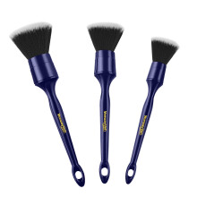 YeewayVeh Car Detailing Brush Set, 3PCS Ultra Soft and Thick No Scratch Detail Brush for Car Dashboard Air Vents Leather Seat Dusting and Cleaning,