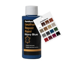 Furniture Clinic Leather Repair Paint & Dye | Self Seal Colourant for Quick and Easy Leather Repair | Suitable for Sofas, Car Seat, Shoes, Handbag,