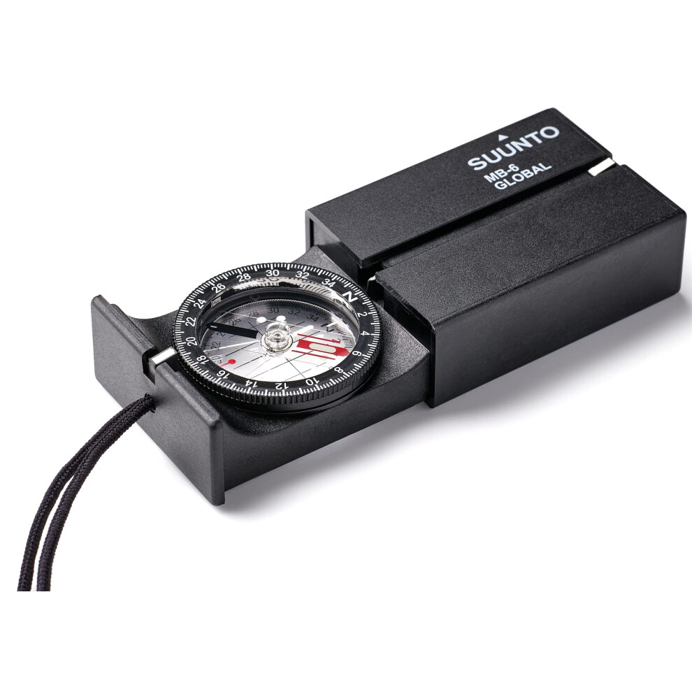Suunto Sunnto Mb-6 Global Compass, Sighting Matchbox Compass With Clinometer, Adventure/Hiking Compass, Adjustable Declination & Luminous Markings