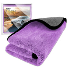 Airlab 90x60cm XXL Extra Large Thick Microfibre Car Drying Towel, Dual - Sided Car Care Microfibre Cloths, Ultra Absorbent Super Soft Lint Free Wash