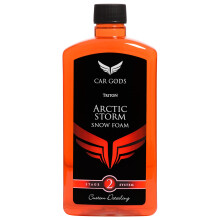 Car Gods Arctic Storm Super Thick Snow Foam Car Shampoo Orange Scent 500ml PH Neutral - Wax Free Fast Acting Extremely Powerful Easy To Use with