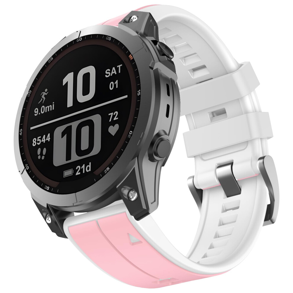 Overstep Compatible For Garmin Fenix 7S?20Mm Width Soft Silicone Replacement Band Watch Strap For Fenix 7S Pro/Fenix 7S Solar/Fenix 6S Pro/Fenix 5051224170531